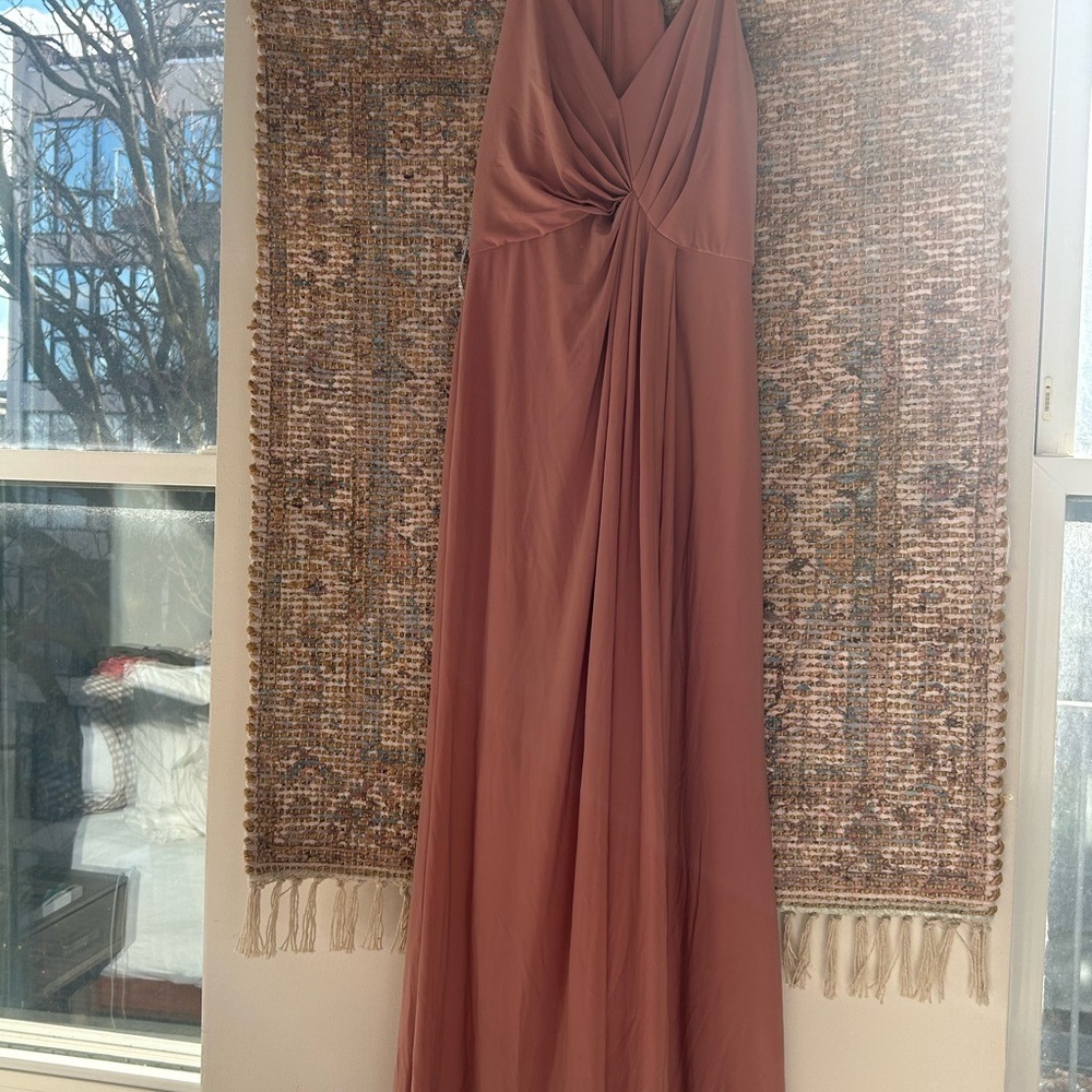 David's Bridal Desert Maxi Dress